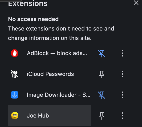 Pin Extension